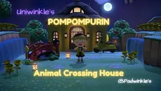 Animal Crossing New Horizons (ACNH) - Uniwinkle's Pompompurin (Sanrio) Yellow themed room ideas