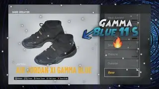 NBA 2K21 Shoe Creator - Air Jordan 11 &ldquo;Gamma Blue&rdquo;
