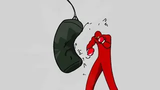 Boxing Heavy Bag Training  | FlipaClip Animation loop ASMR