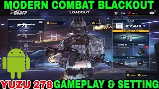 MODERN COMBAT BLACKOUT | Yuzu Android Gameplay & Setting