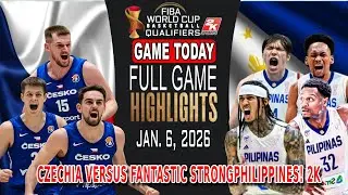 GILAS PILIPINAS vs CZECHIA GAME TODAY January 6, 2026 - Philippines Fantastic Strong Performance 2k