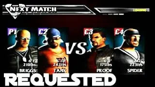 DEF JAM VENDETTA | [TEAM MATCH] BRIGGS & TANK VS PROOF & SPIDER | REQUESTED
