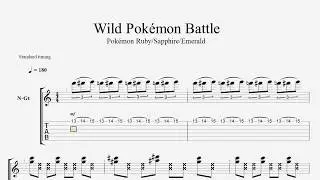 Wild Pokémon Battle Theme (tab) - Pokémon Ruby/Sapphire/Emerald