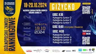 Ogólnopolskie Zawody Rankingowe w short tracku - Giżycko / LIVE / Dzień 2 :: Sesja II [19.10.2024]