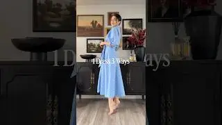 1 платье, 3 варианта ношения 🥰 Платье H&M | #hm #strathberry #hollandcooper #longchamp #outfitins...