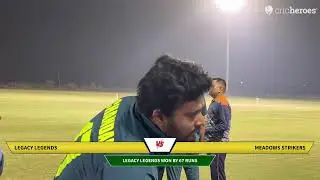 Meadows Strikers vs Legacy Legends | ICF Weekend Night Dhamaka (League Matches) | Live - Noida Imper