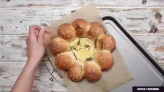 How to make Baked Camembert Bread Rolls,camembert starter recipe,camembert bread,baked cheese recipe