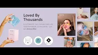Amazon Live   Grace  Stella Eye Masks   self care is better when shared