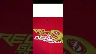 Hanes Men Red 49ers Football Fandom T-Shirts  Size Xl