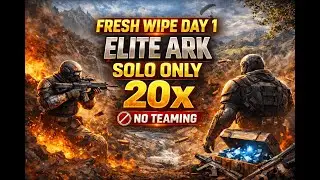 FRESH WIPE DAY 1 🚨 ELITE ARK SOLO ONLY 20x
