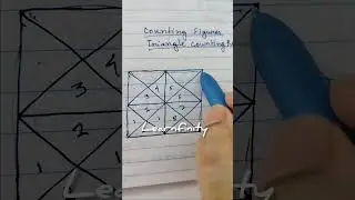 Counting Figures| Triangle counting reasoning/Simple math tutorial #shortsvideo