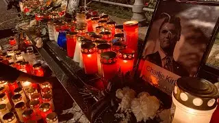 Charlie Kirk Ermordung  die Kundgebung Demo Berlin vor US Botschaft 11.09.25