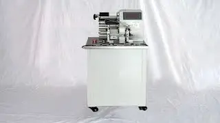 semi automatic wire sticker labeling machine cable labeller m&aacute;quina de etiquetado de alambre