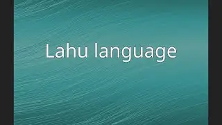 Lahu language