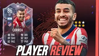 HE'S UNREAL!! 86 FIRE VERSUS CORREA PLAYER REVIEW - FIFA 22 Ultimate Team