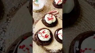 🇺🇸Chocolate Peppermint Bark Cookies🍃🇫🇷Cookies de No&euml;l au Chocolat | Gla&ccedil;age Menthe Candy Cane🍫