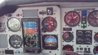 V35 bonanza IFR approach with Avidyne DFC 90