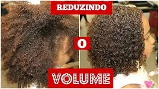 Como reduzir o VOLUME do cabelo sem química by MARISE CASTRO