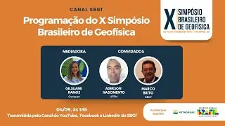 Programação do X Simpósio Brasileiro de Geofísica