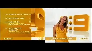 Channel Nine - Saturday Themed Lineup and Australia's Funniest Home Videos Ident (6.9.2003)