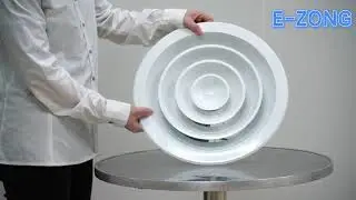 FK005-Round Ceiling Diffuser With Damper