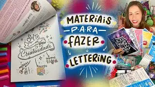 Materiais e produtos para fazer LETTERING | KAROL STEFANINI