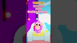 Making a mega Albino Monkey! 🐵 #shorts #roblox #adoptme #gaming #adoptmepets #robloxedit #robloxx