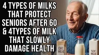 Over 60? 4 Milks You MUST Drink Daily & 4 That Secretly Harm Senior Health