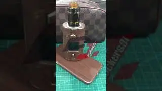 Lv brown woody skin wrap sx mini g class apple iphone x