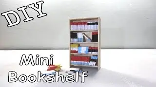 DIY Mini Bookshelf #11 (Popsicle Stick)