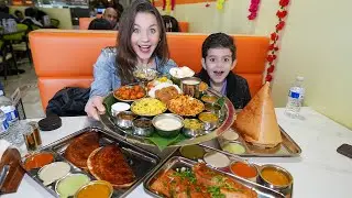 UNLIMITED INDIAN VEGETARIAN THALI! | This is NOT for beginners..