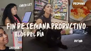 Mi fin de semana productivo ✨🛍️|Yo intentando ser productiva por 48 horas seguidas 📚🤡✨|Neidelyn🌻
