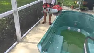 Swim spa pipe leak