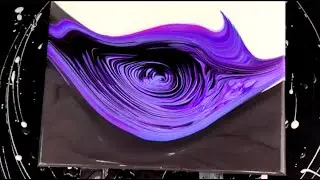 #171 Split Base Tree Ring Pour ~ Abstract Art ~ Fluid Art ~ Acrylic Pouring 