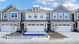 Townhomes proposed as part of Delaware&rsquo;s 270-acre Addison Farms development