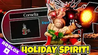 HOW TO COMPLETE THE HOLIDAY SPIRIT CHAPTER & GET THE CORNEILA SKIN IN PIGGY  - ROBLOX