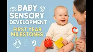 Baby Sensory Development Year One Explained #NewParents #SensoryDevelopment #InfantGrowth