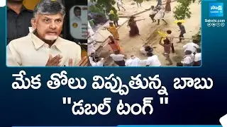 Chandrababu Naidu Double Game In AP, TDP Leaders Attacks On YSRCP Leaders | @SakshiTV