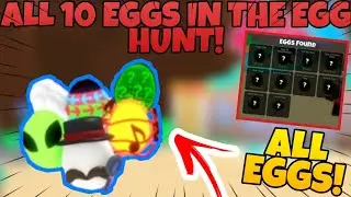 How To Get ALL Eggs In The BGS Egg Hunt 2021! (Roblox BGS Bubble Gum Simulator)!
