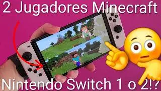 🎮👥 Como JUGAR 2 JUGADORES en MINECRAFT en NINTENDO SWITCH 1 y NINTENDO SWITCH 2