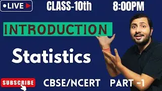 Statistics | Introduction Part 1 | Chapter 14 | Class 10 Maths | NCERT@mathelogy