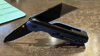 WORKPRO 2 in 1 Folding Knife Utility Knife, Quick Change Box Cutter with Belt Clip Review