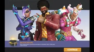 Overwatch - Anniversary  2021 event! New skins, emotes and more! Cat Woman Sombra???