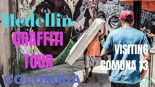 Medellin GRAFFITI TOUR Taking a tour to COMUNA 13 in Colombia