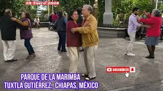 Danzón al son de la Marimba, 28/Enero/2026, Parque Jardín de la Marimba, Tuxtla Gutiérrez, Chiapas