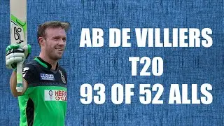 AB DEVILLIERS T20 Highlights Rus 93 off 52 Balls - MSL  T20