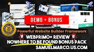 WebPrimo Review - NEW WebPrimo Website Builder Review
