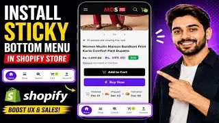 Sticky Bottom Menu for Shopify &mdash; Mobile Bottom Bar (No App | One-Time Purchase)