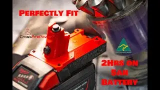 Turn On your Dyson Vacuum with Milwaukee/Makita/DeWalt 18v Battery