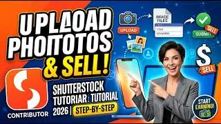 How to Upload Images to Shutterstock | Shutterstock Contributor Tutorial 2026